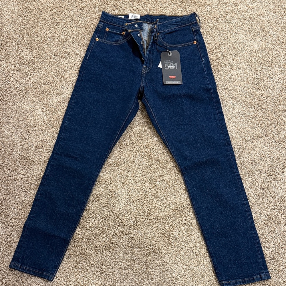Levi's Women's Deep Indigo Skinny Jeans